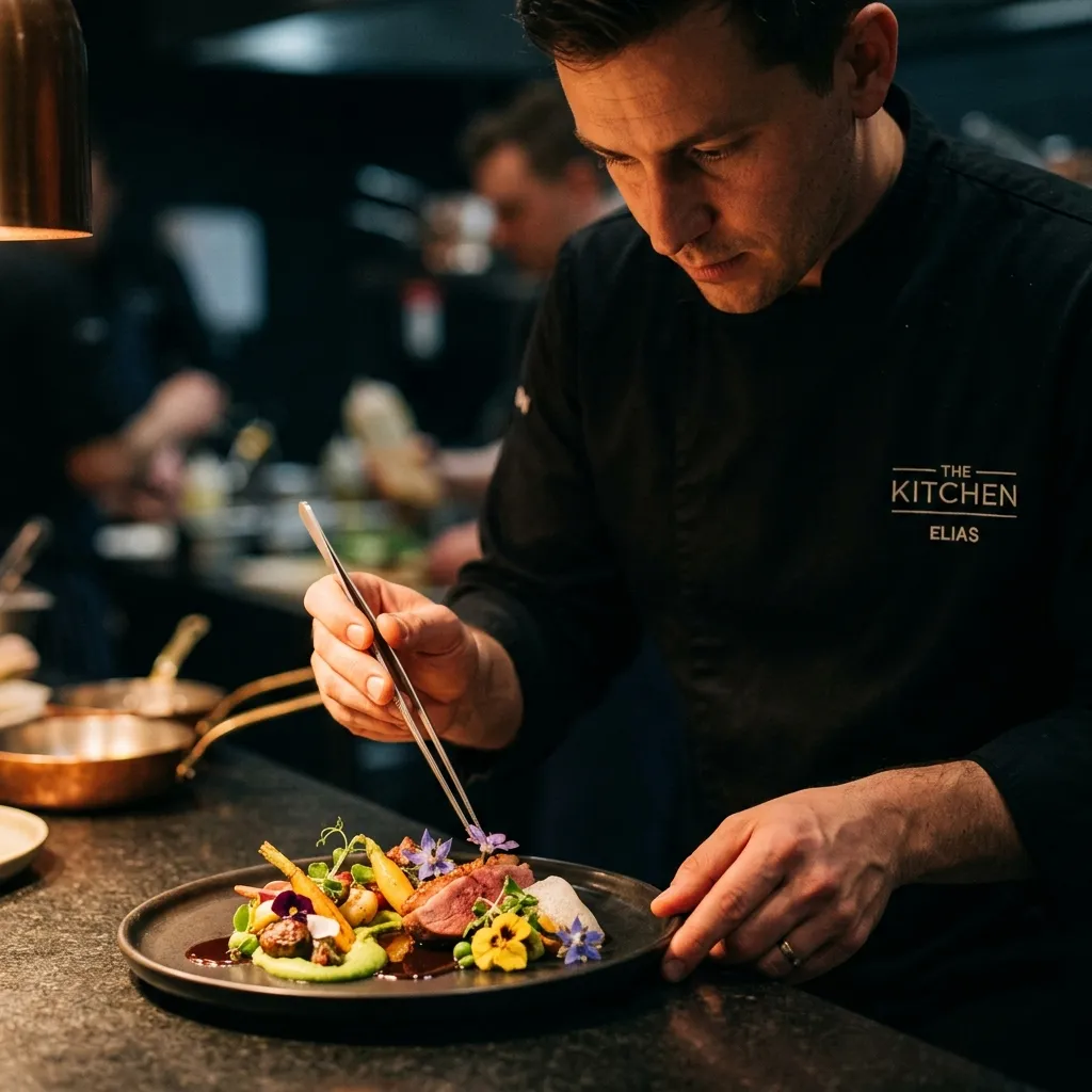 Chef plating