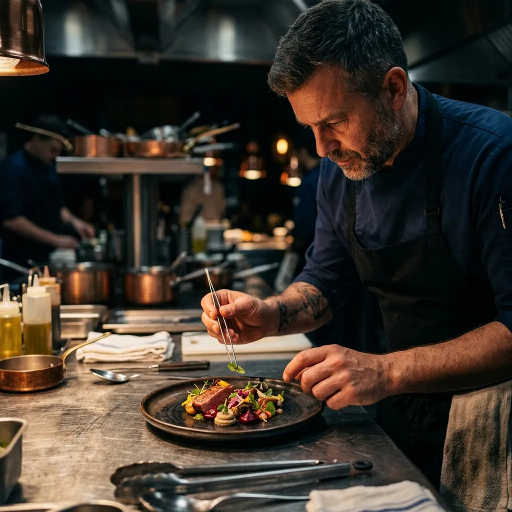 Chef plating